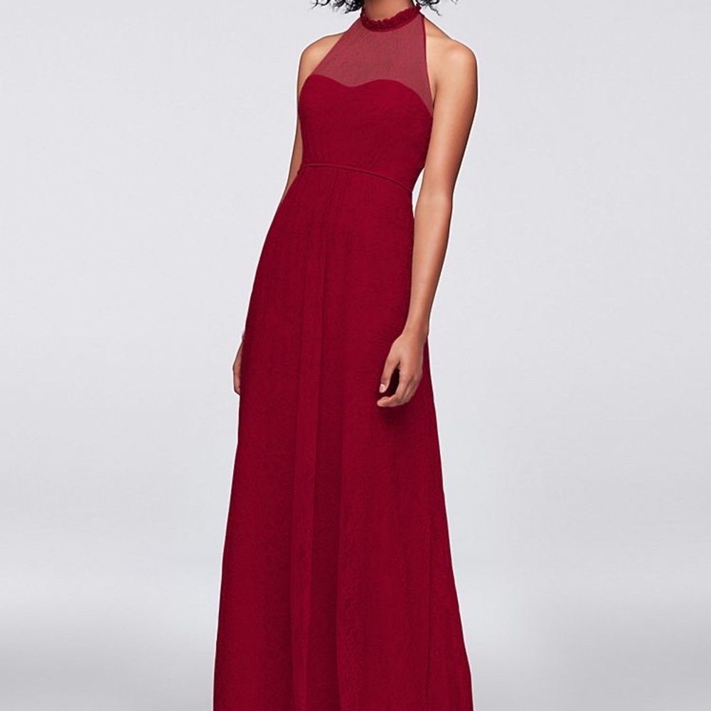 David’s Bridal Size 16 Bridesmaid Dress in Apple